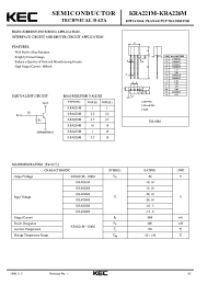 Datasheet KRA224M manufacturer KEC